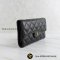 Chanel Tri fold Wallet long Caviar