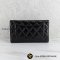 Chanel Tri fold Wallet long Caviar