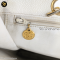 Chanel Vintage white Tote Caviar GHW แบรนด์เนมมือสอง