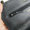 Chanel WOC Large Double Chain Black Grained Calfskin Leather Flap Bag GHW Crossbody Bag