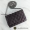 Chanel WOC Wallet With Chain SHW Lamb