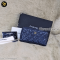 Chanel Zippy Medium Carvier Navy Wallet GHW