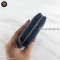 Chanel Zippy Medium Carvier Navy Wallet GHW