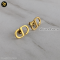 Christian Dior Earrings CD Logo rare engraving GHW