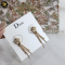Christian Dior Earrings GHW