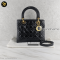 Christian Dior Lady Patent Light Beige GHW 10 Vintage