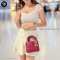 Christian Dior	Mini Lady Dior Burgundy Lambskin Cannage