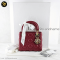 Christian Dior	Mini Lady Dior Burgundy Lambskin Cannage