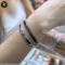 Christian Dior Oblique Bangle Set Silver/Ruthenium แบรนด์เนมมือสอง
