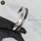 Christian Dior Oblique Bangle Set Silver/Ruthenium แบรนด์เนมมือสอง