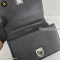 Christian Dior Paradise Diorama Flap Bag Black calfskin แบรนด์เนมมือสอง