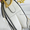 Unuesd Christian Dior	Saddle Bag Medium White Grained Calfskin	Calf