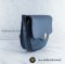 Christian  Dior Vintage Blue Leather Crossbody Shoulder Bag