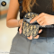 Christian Dior Vintage Trotter Pattern coin Purse
