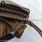 Coach F16109 Large Wristlet Double Zip Khaki แบรนด์เนมมือสอง