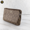 Coach F16109 Large Wristlet Double Zip Khaki แบรนด์เนมมือสอง