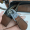 Coach F23216 Charles Crossbody Varsity Stripe SADDLE แบรนด์เนมมือสอง
