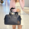 Coach Metropolitan Soft Carryall Signature Coach Patch CHARCOAL