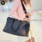 Coach Metropolitan Soft Carryall Signature Coach Patch CHARCOAL
