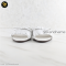 Dolce&Gobbana White Braided Leather Flat Slides