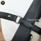 Goyard Conti Pouch Goyardine Canvas, Chevroches Calfskin • Black