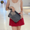 Goyard Conti Pouch Goyardine Canvas, Chevroches Calfskin • Black