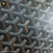 Goyard Conti Pouch Goyardine Canvas, Chevroches Calfskin • Black