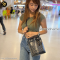 Goyard Petit flot handbag black canvas black leather