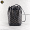Goyard Petit flot handbag black canvas black leather