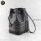 Goyard Petit flot handbag black canvas black leather