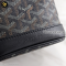 Goyard Petit flot handbag black canvas black leather
