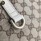 Gucci 169971 GG Canvas Shoulder Boston Handbag Beige White
