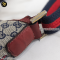 Gucci 181092 GG Canvas Red Navy Blue Messenger Bag