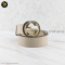 Gucci Belt GG Cream Leather Gold Interlocking G Buckle Belt