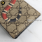 Gucci Billetera Gucci 451268 con diseño Kingsnake Wallet