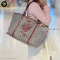 Gucci Blue/Red GG Coated Canvas Tattoo Heart Joy Large Tote Bag