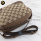 Gucci Bree GG Canvas Camera Crossbody Bag Beige 449413
