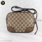 Gucci Bree GG Canvas Camera Crossbody Bag Beige 449413