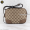Gucci Bree GG Canvas Camera Crossbody Bag Beige 449413