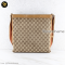 Gucci Canvas Sherry Line Shoulder Bag Beige
