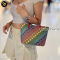 Gucci Children's Rainbow Star Supreme Canvas Tote Bag Multicolor