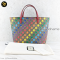 Gucci Children's Rainbow Star Supreme Canvas Tote Bag Multicolor