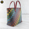 Gucci Children's Rainbow Star Supreme Canvas Tote Bag Multicolor