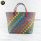 Gucci Children's Rainbow Star Supreme Canvas Tote Bag Multicolor