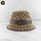 New Gucci GG Canvas Bucket Hat Beige Brown