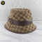 New Gucci GG Canvas Bucket Hat Beige Brown