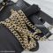 Gucci GG Interlocking Wallet On Chain Calf ดำ แบรนด์เนมมือสอง