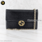 Gucci GG Interlocking Wallet On Chain Black Crossbody Bag 615523