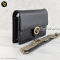 Gucci GG Interlocking Wallet On Chain Black Crossbody Bag 615523