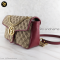 Gucci GG Marmont Small Matelasse Canvas Shoulder Bag Beige 443497